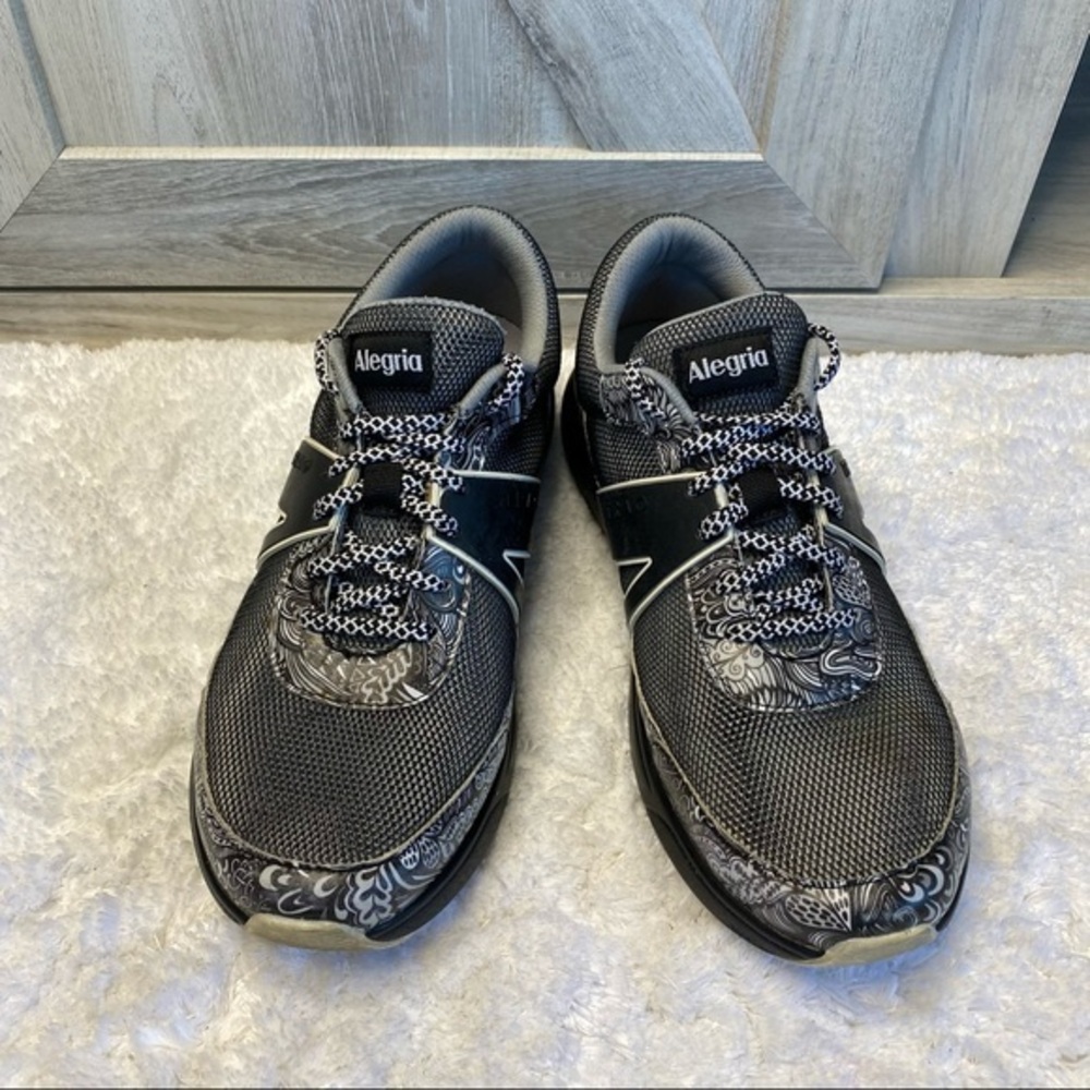 Alegria Sneakers Walking Athletic QARMA WILD CHILD BLACK 38 8-8.5